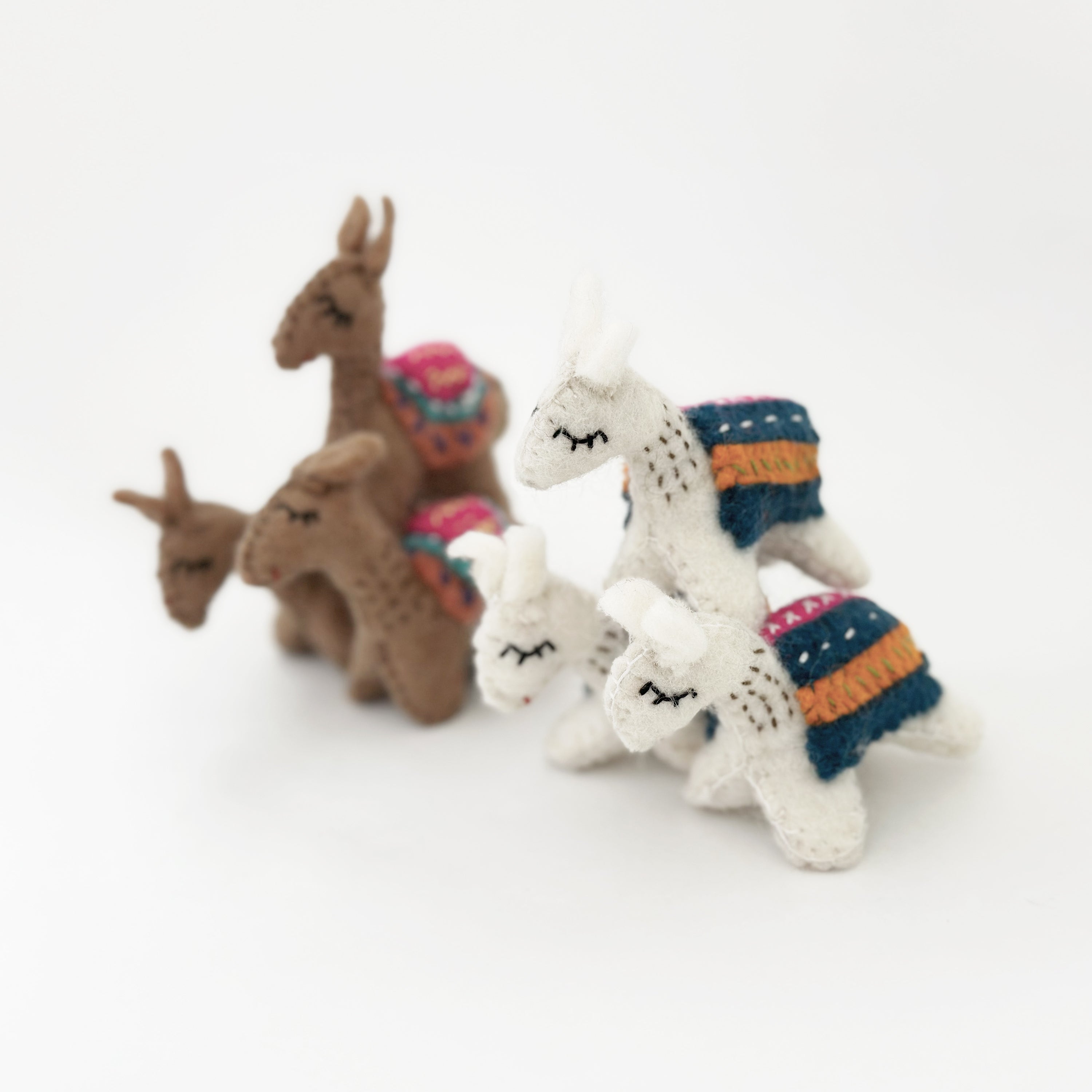 Handmade Felt Llama Plush