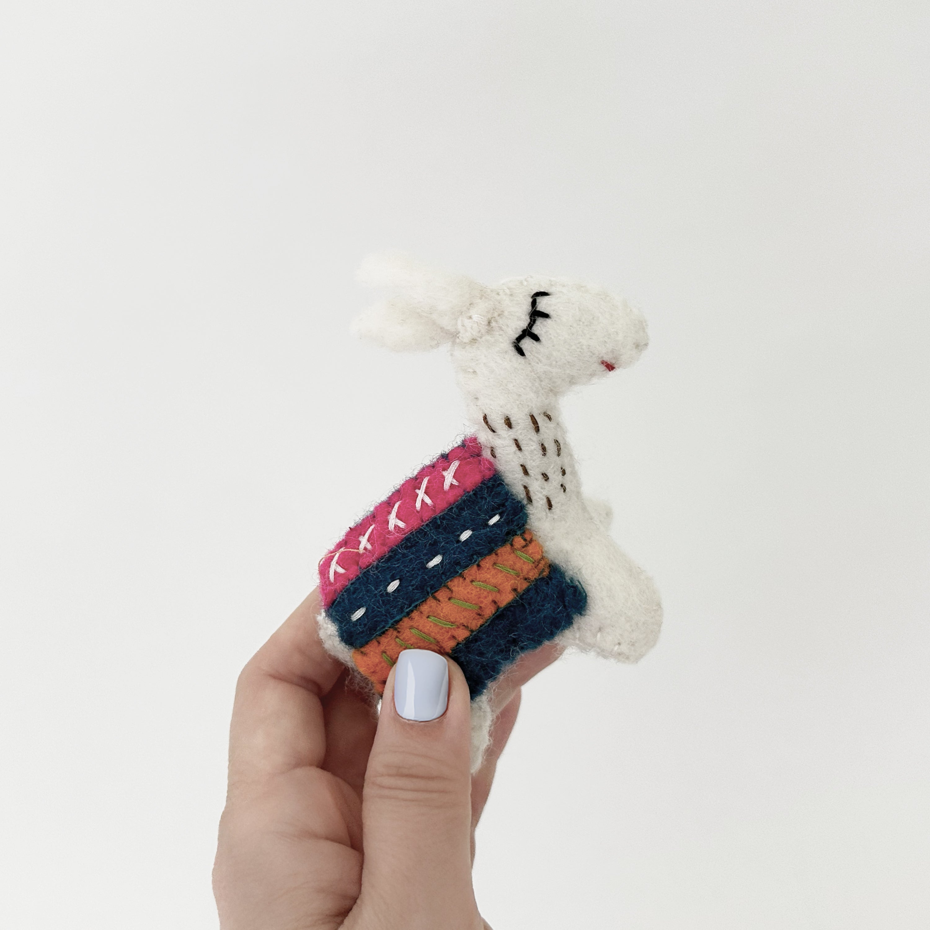 Handmade Felt Llama Plush