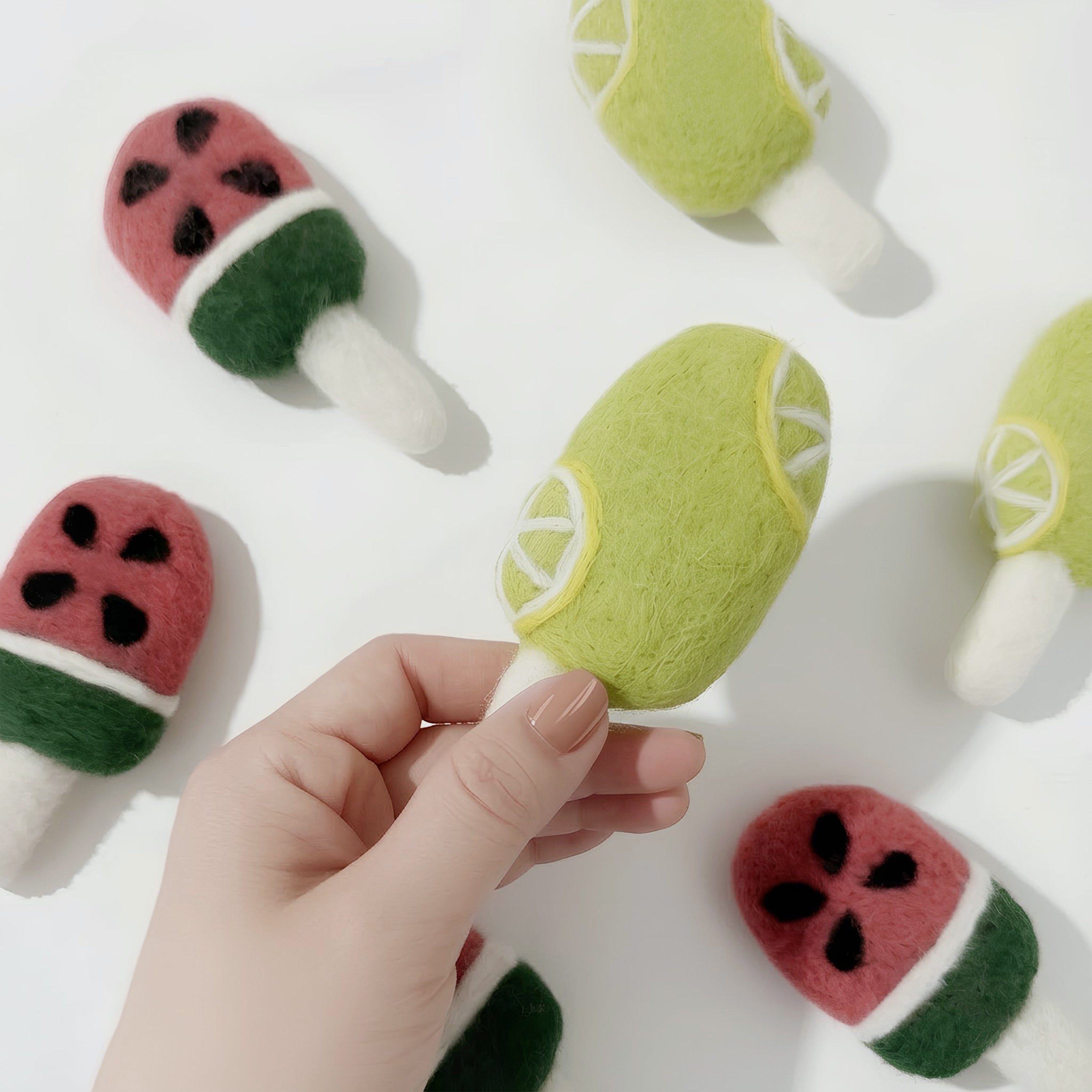 Handmade Felt Popsicle Toy