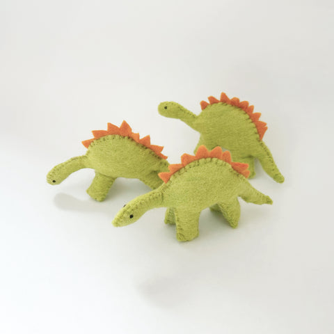Handmade Felt Dino Toys