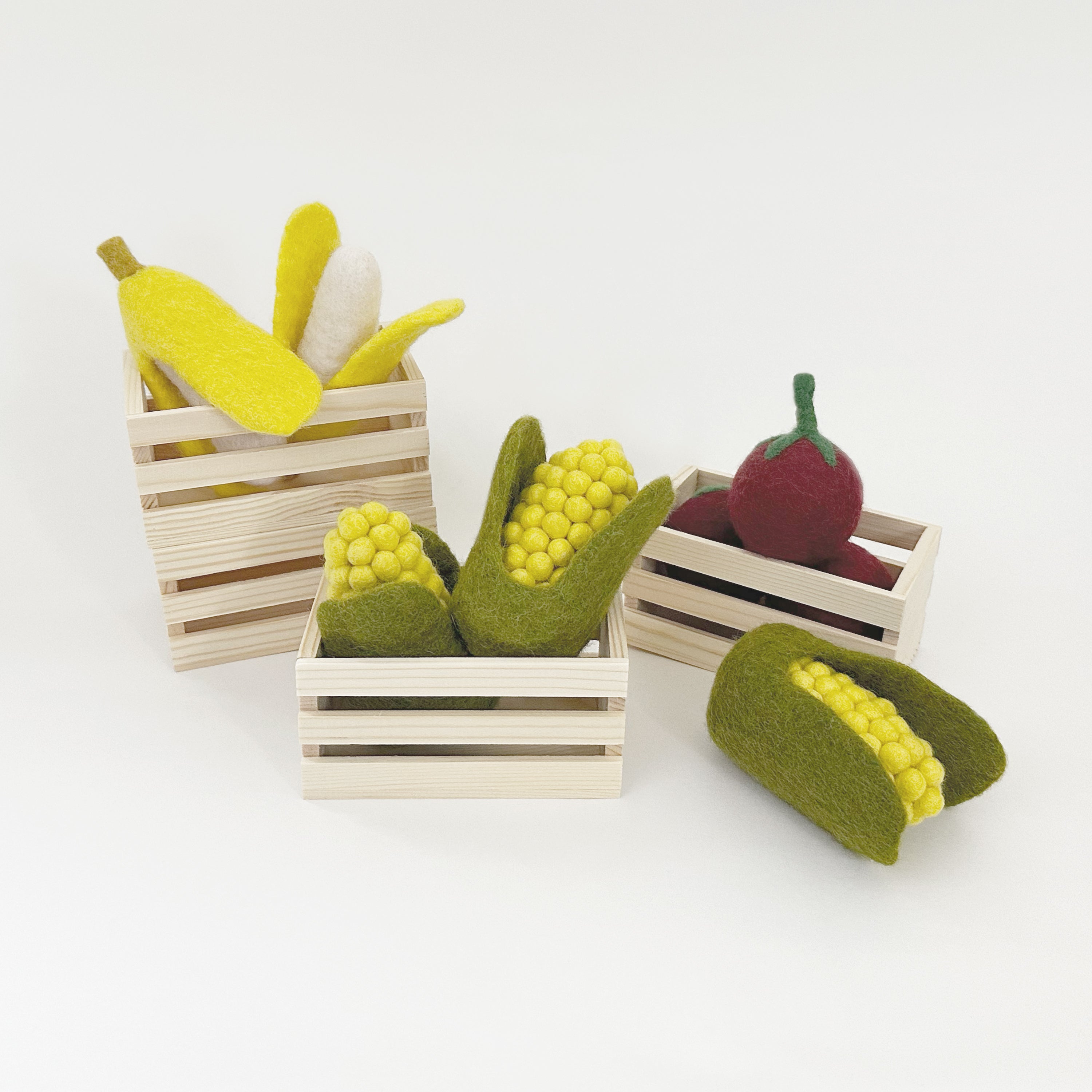 Handmade Felt Harvest Toys
