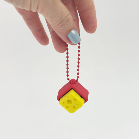 Cheese Clicker Keychain