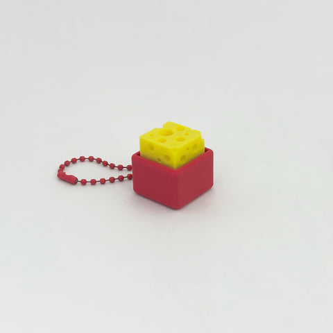 Cheese Clicker Keychain