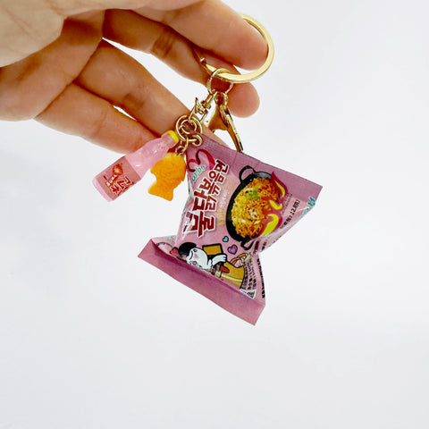 Korean Instant Noodle Keychain
