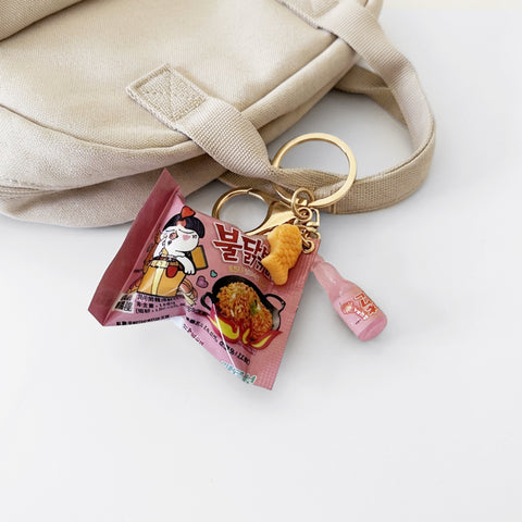 Korean Instant Noodle Keychain