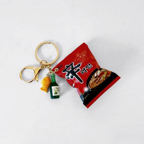 Korean Instant Noodle Keychain