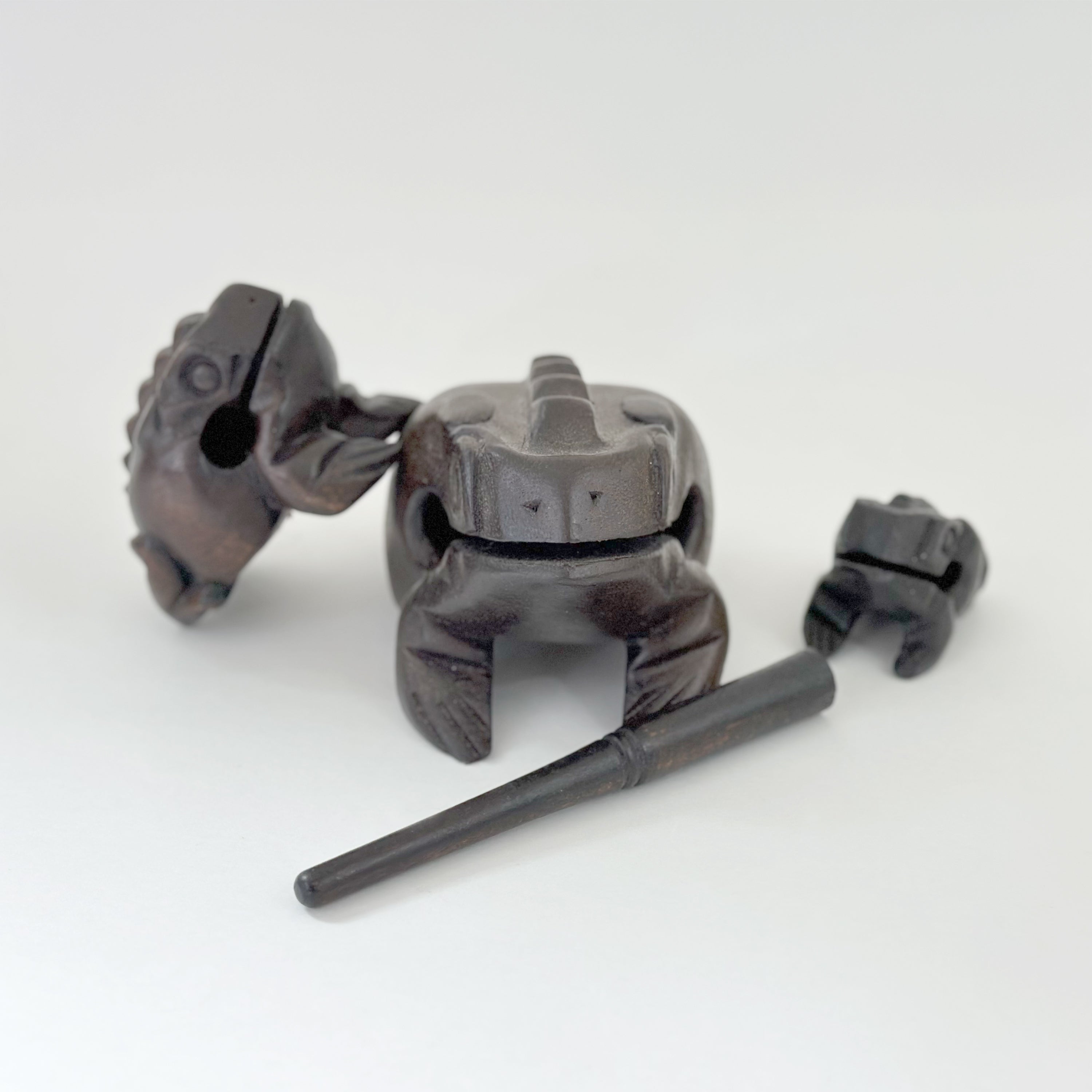 Carved Percussion Frog