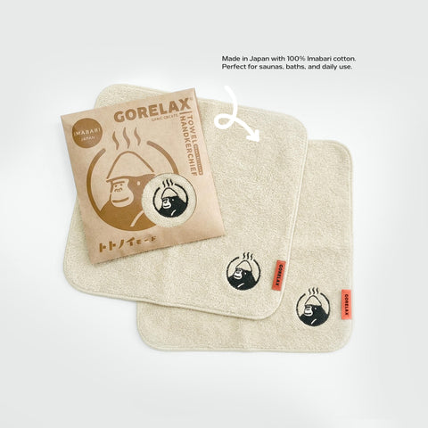 Gorelax Imabari Cotton Sauna Handkerchief